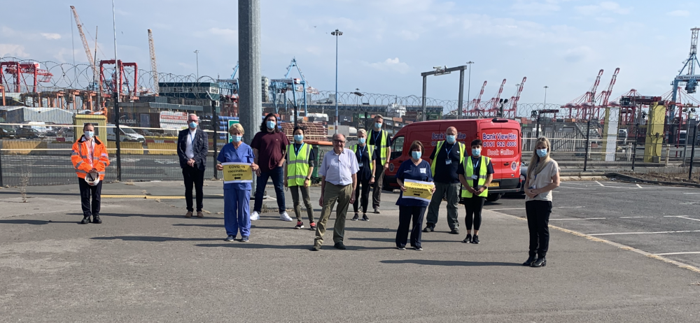 Clinic opened at Port of Liverpool to give workers access to the Covid-19 vaccine