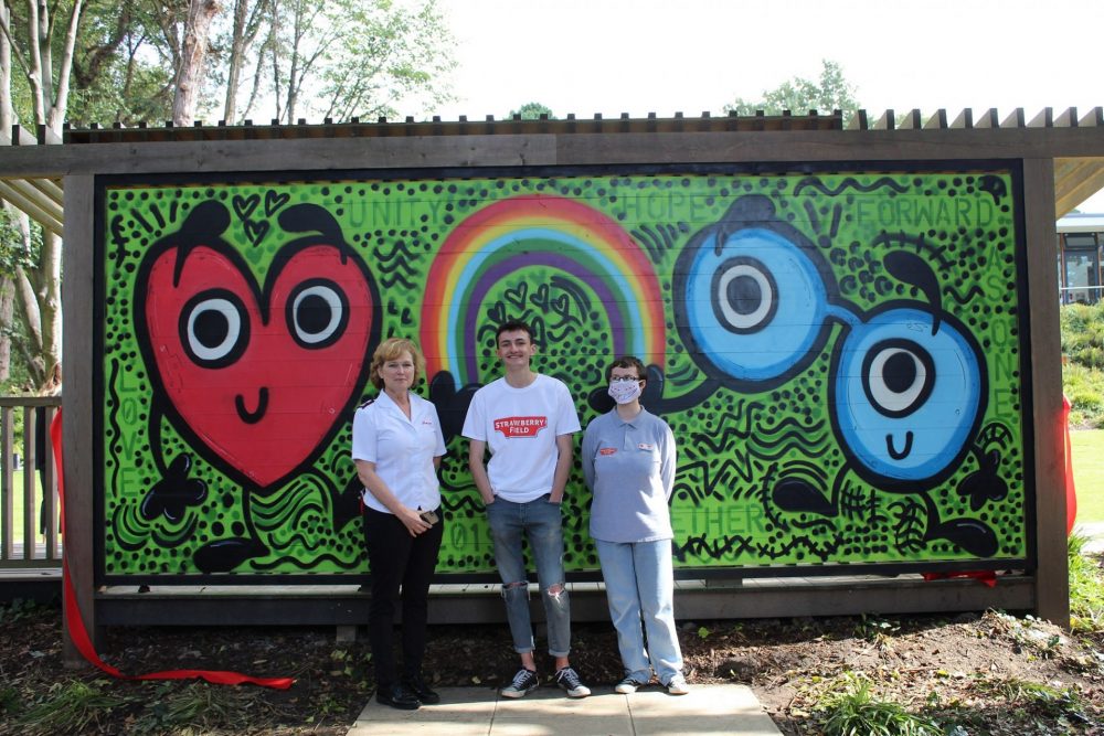 Local artist, Sean Webster donates immersive piece of artwork to Strawberry Field