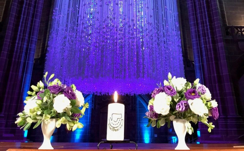 Liverpool Cathedral to remember road crash victims with online ceremony in front of the Peace Doves