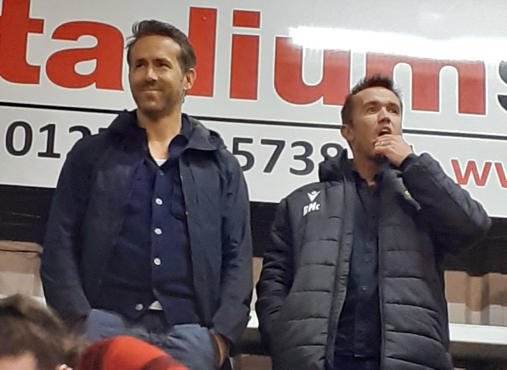 Here’s how Ryan Reynolds reacted to watching his first Wrexham game live