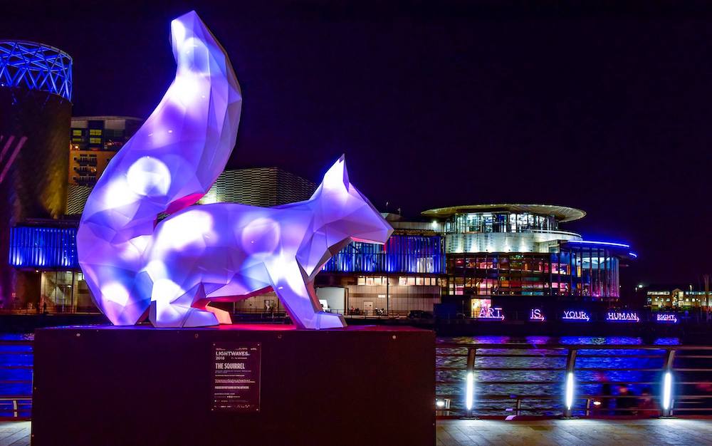 Meet Halton’s newest resident, a huge red squirrel that will light up the night this December