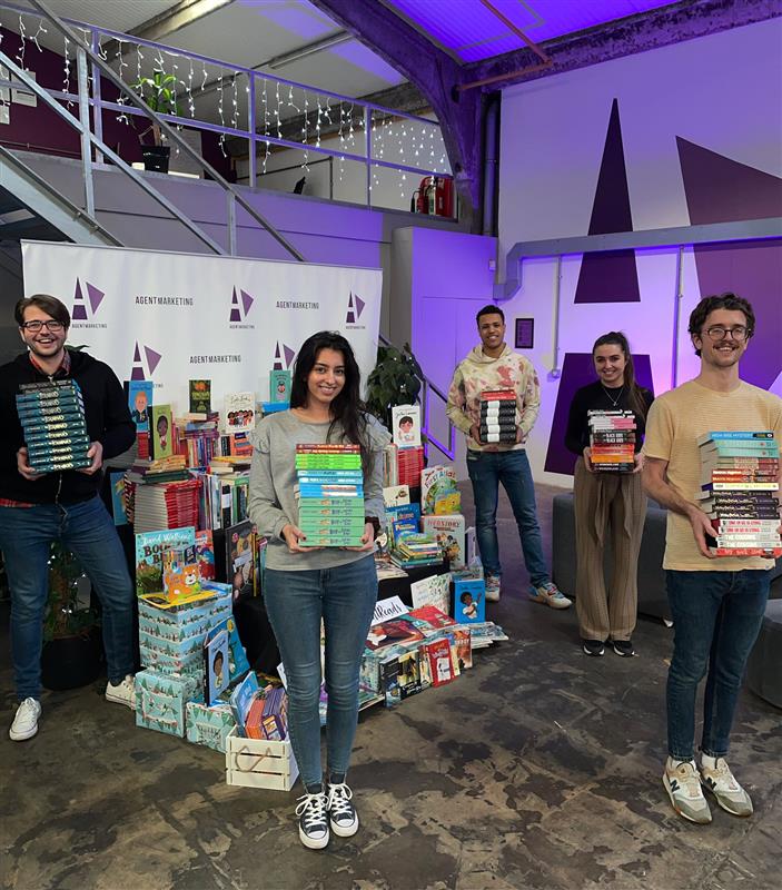 Agent launches its festive giving campaign, aiming to donate thousands of books to children