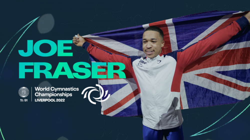 Joe Fraser announced as Ambassador for World Gymnastics Championships Liverpool 2022