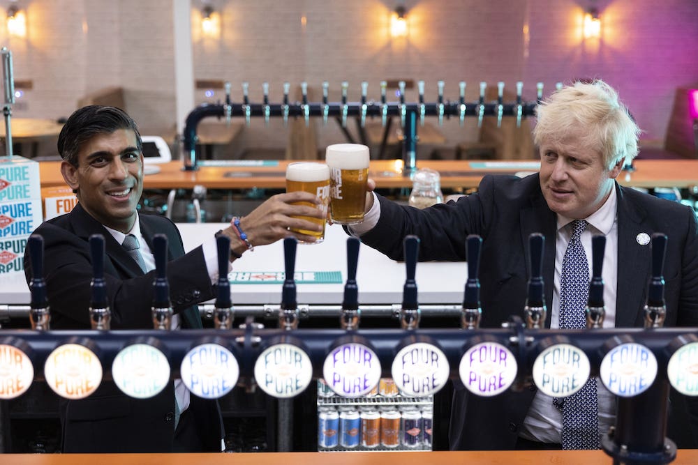 Boris Johnson and Rishi Sunak to be fined over lockdown parties