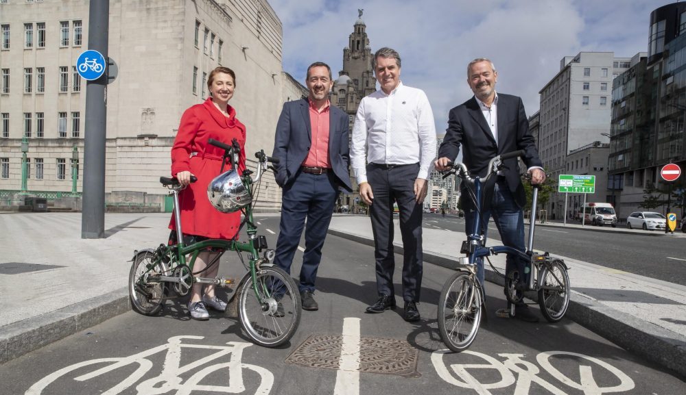 £12m of funding secured to build high-quality walking and cycling routes across the Liverpool City Region