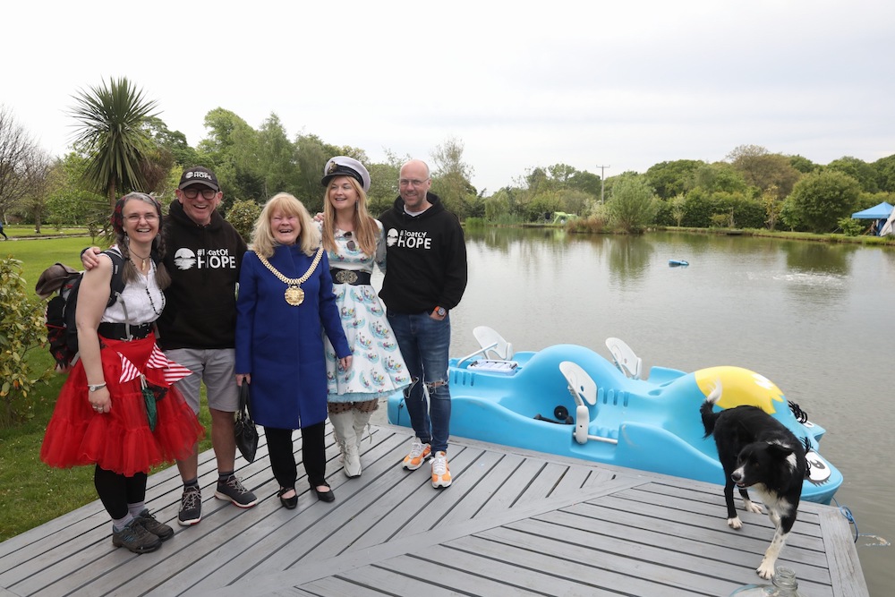 Award-winning Liverpool author begins 48-hour pedalo challenge for Mental Health Awareness Week