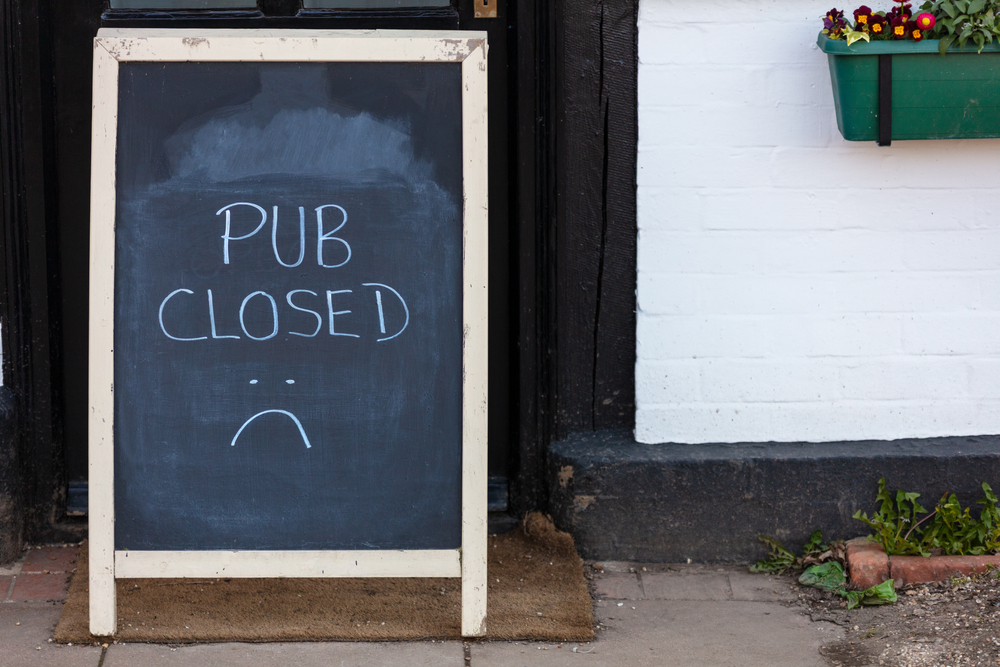 There are now less than 40,000 pubs left in England and Wales