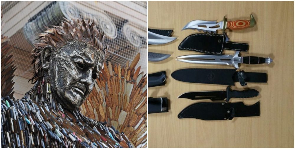 Hundreds of weapons surrendered in Wirral as part of amnesty to coincide with Knife Angel