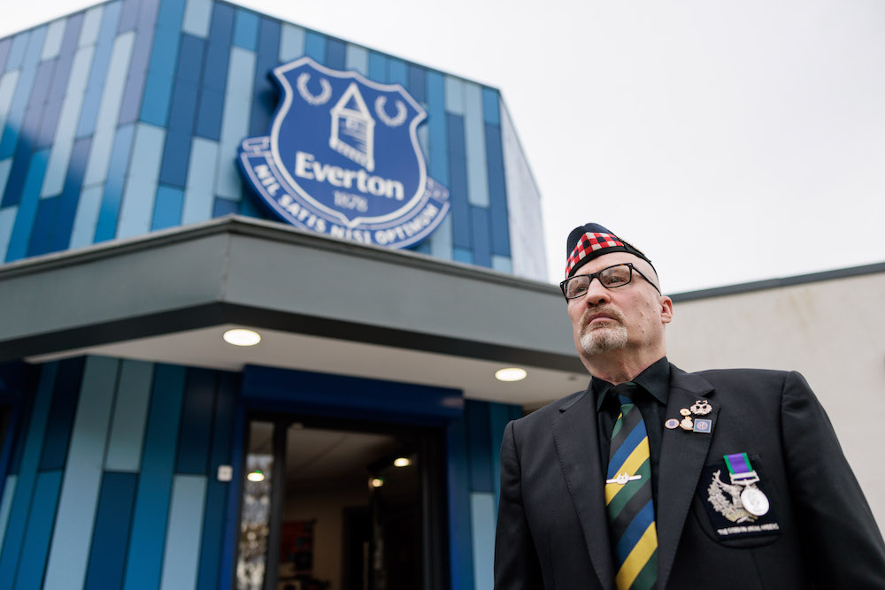Local veterans honoured at special remembrance event with The Sovini Group and Everton in the Community