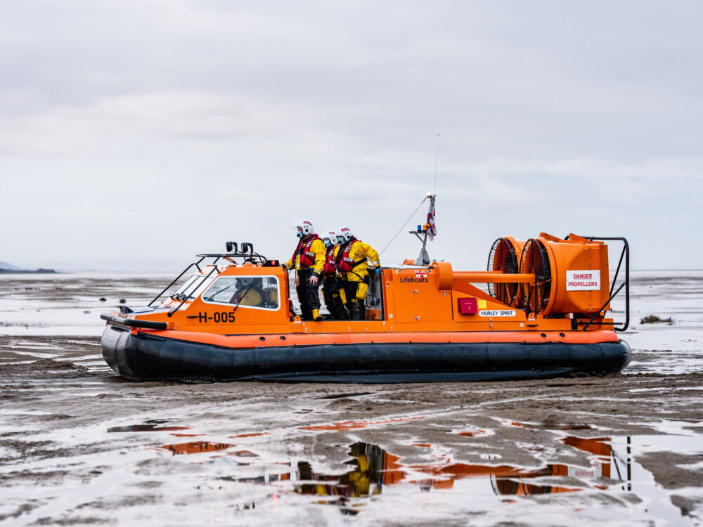 Hoylake RNLI marks 20th anniversary of inshore rescue hovercraft