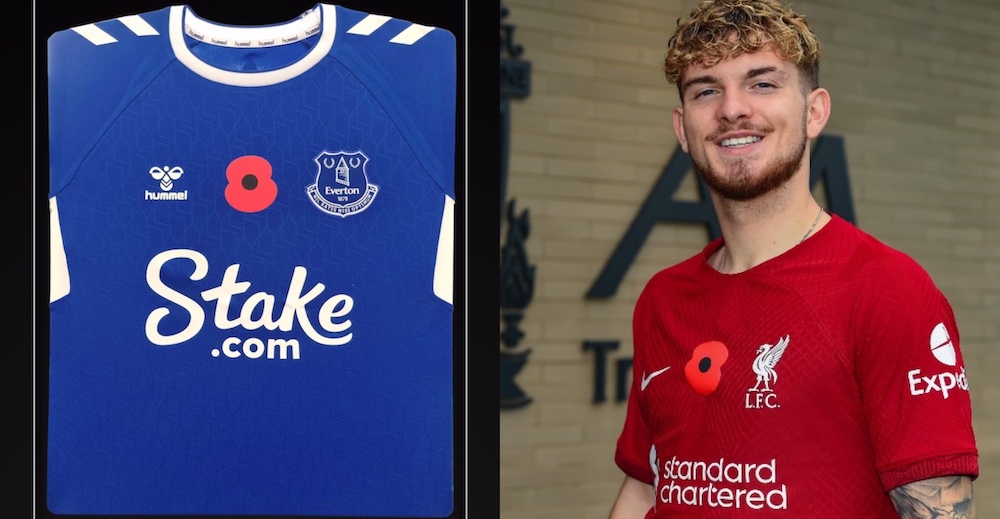 Blues and Reds signed match shirts auctioned in aid of Royal British Legion appeal