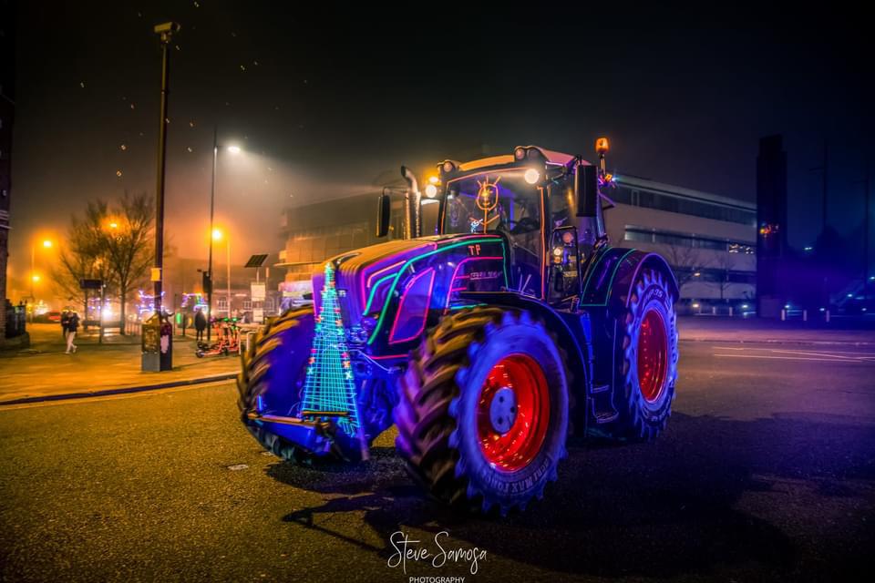 Christmas Convoy tractor Run Liverpool