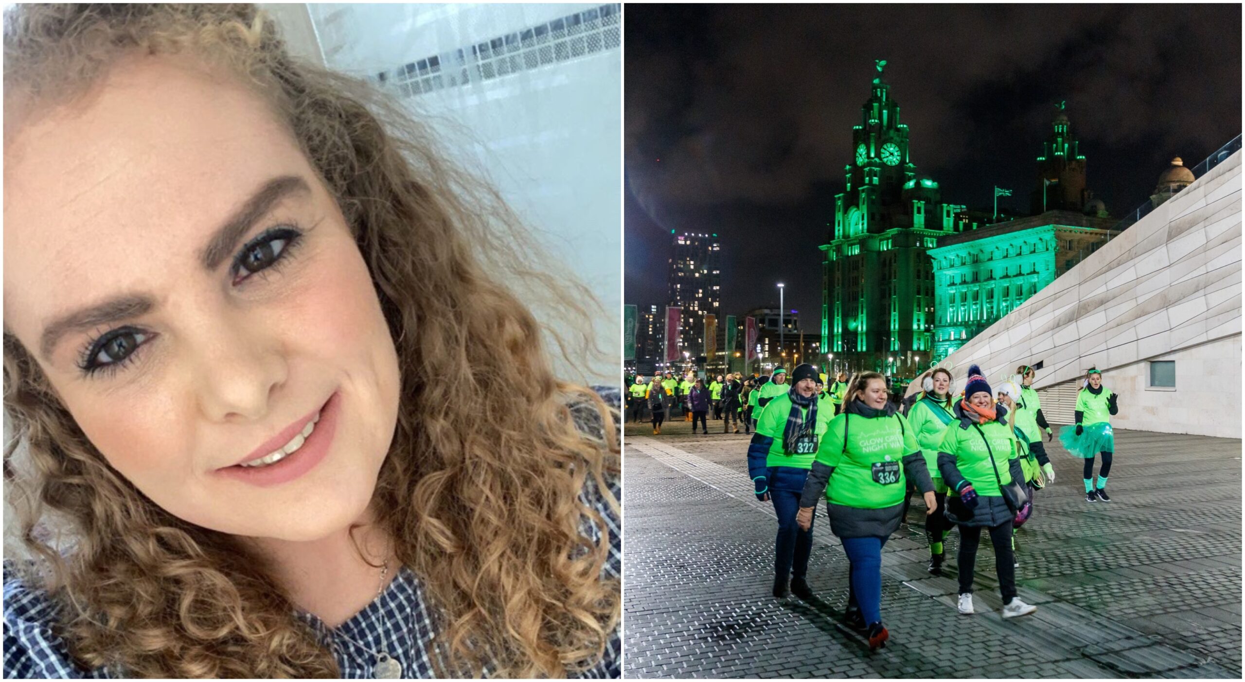 Previous patient Gemma says ‘thank you’ to Clatterbridge by raising money for its Glow Green Night Walk