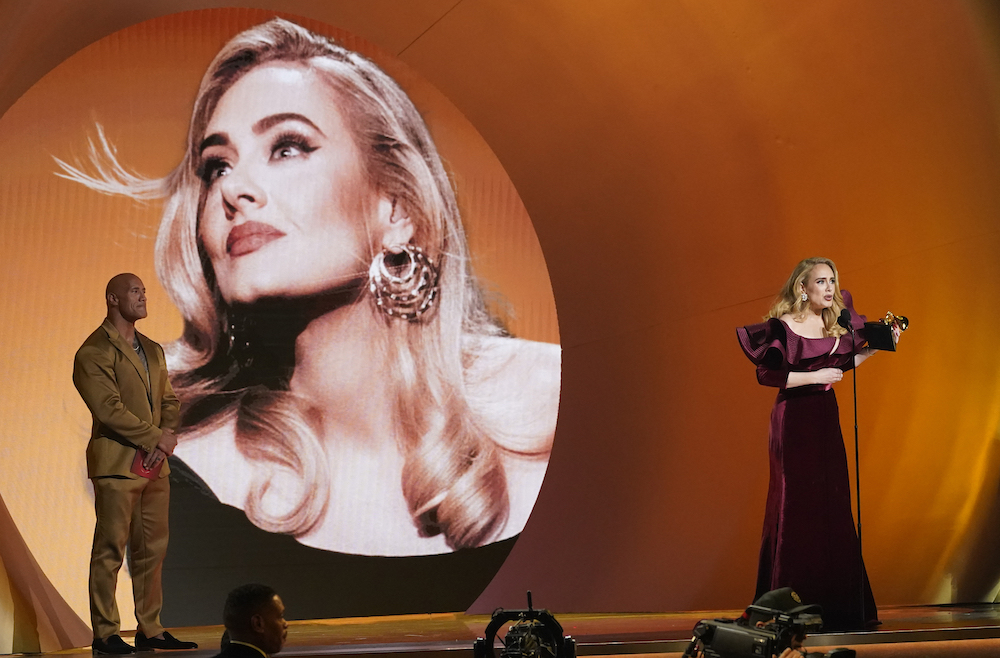 Adele at Grammy's 2023