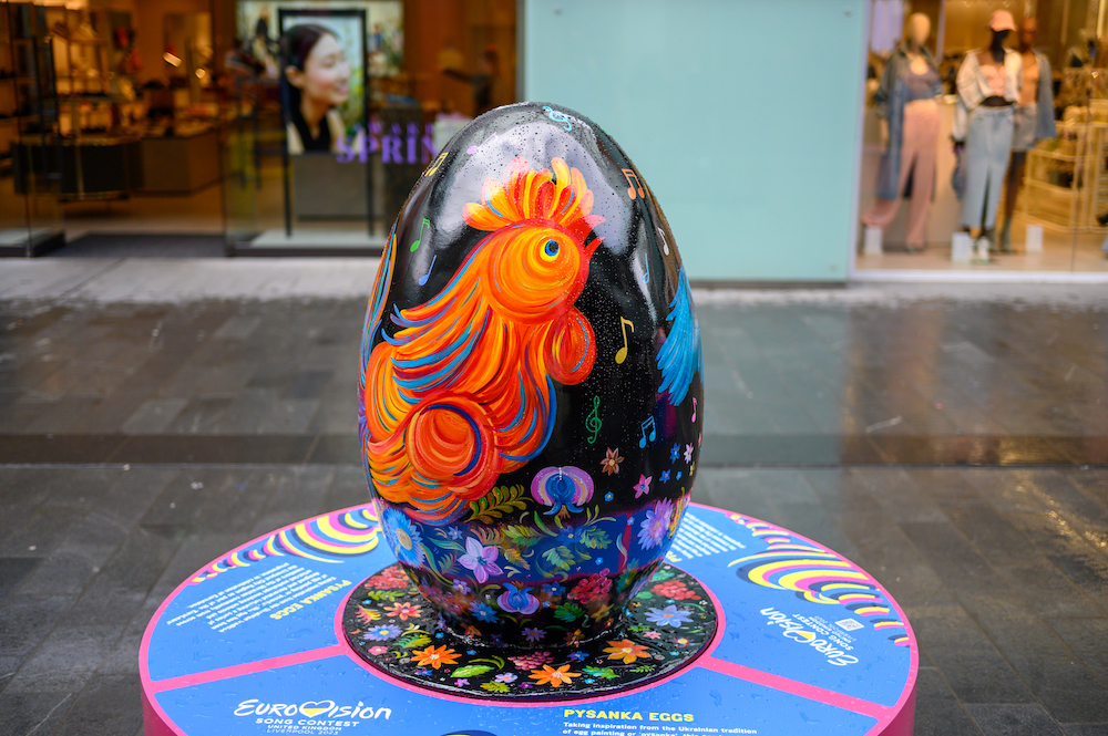 Liverpool ONE Eggs - The Guide Liverpool
Eurovision Eggs 