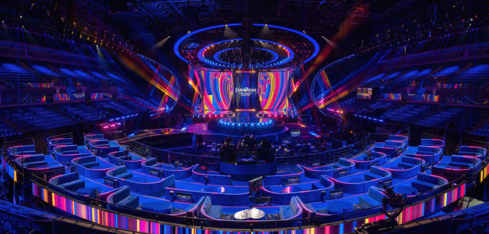 Eurovision 2023 Set - M&S Bank Arena. Credit: Nick Robinson
