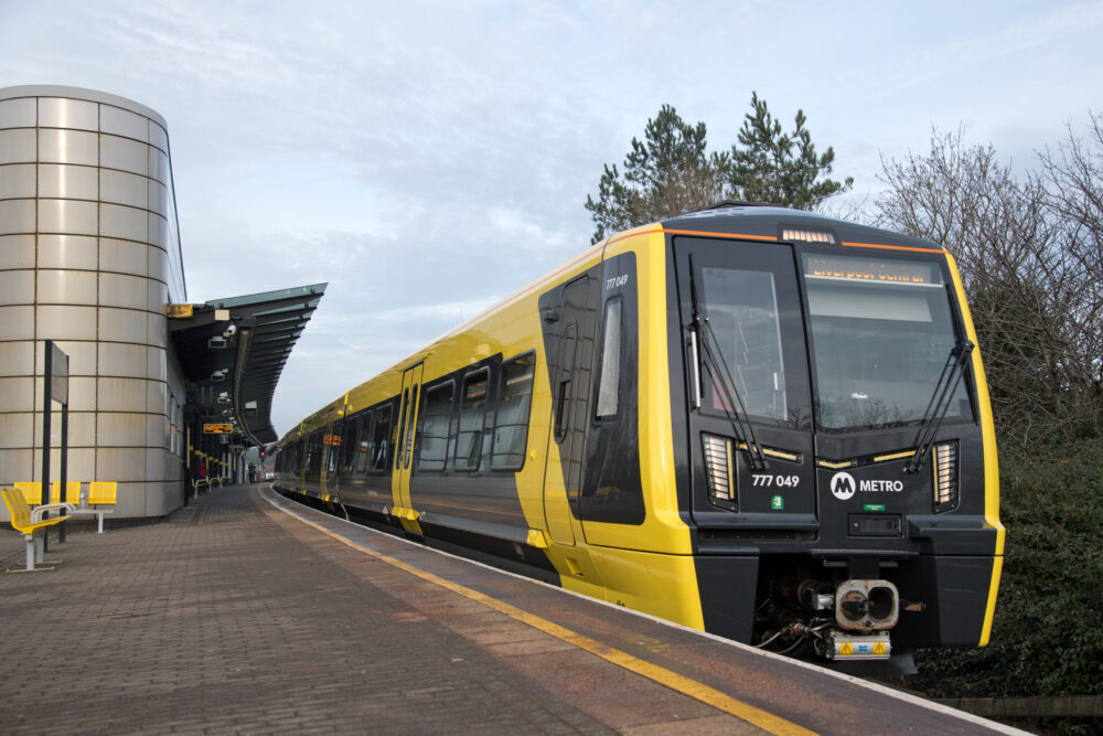 First passenger service of the new trains at Sandhills