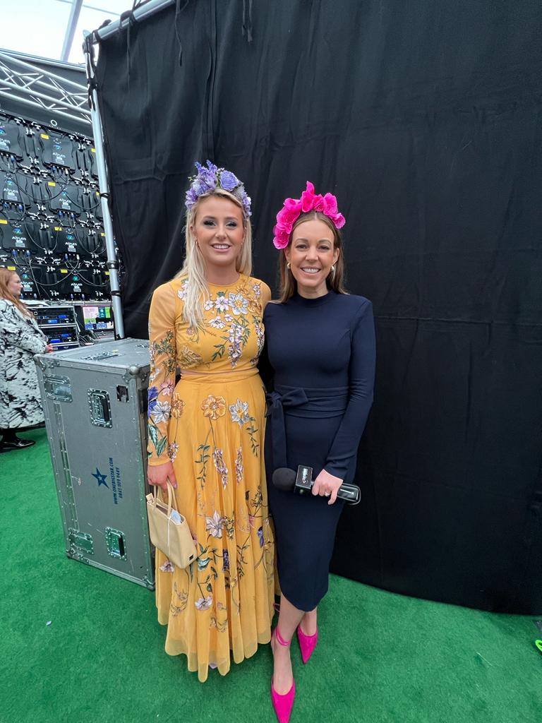 Ladies Day Style Awards 2023 1st place winner Sian Jones - with Gemma Cutting