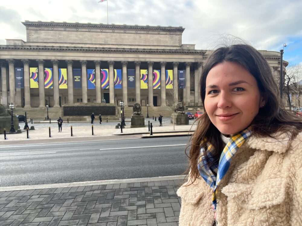 Maria is running free walking tours of Liverpool during Eurovision. Credit: PA