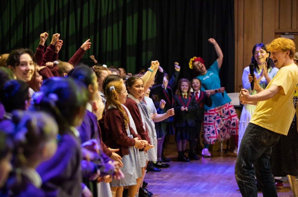 Kids in Liverpool performed in their very own Mini-Eurovision concert