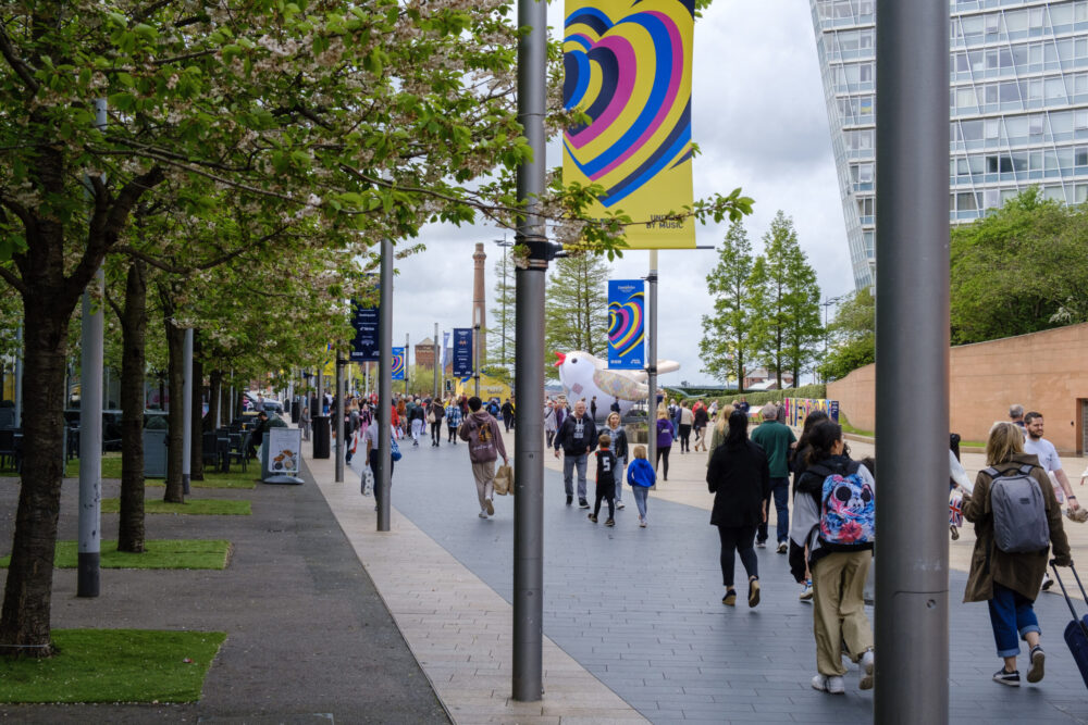 Eurovision Banners - Liverpool One - Eurovision