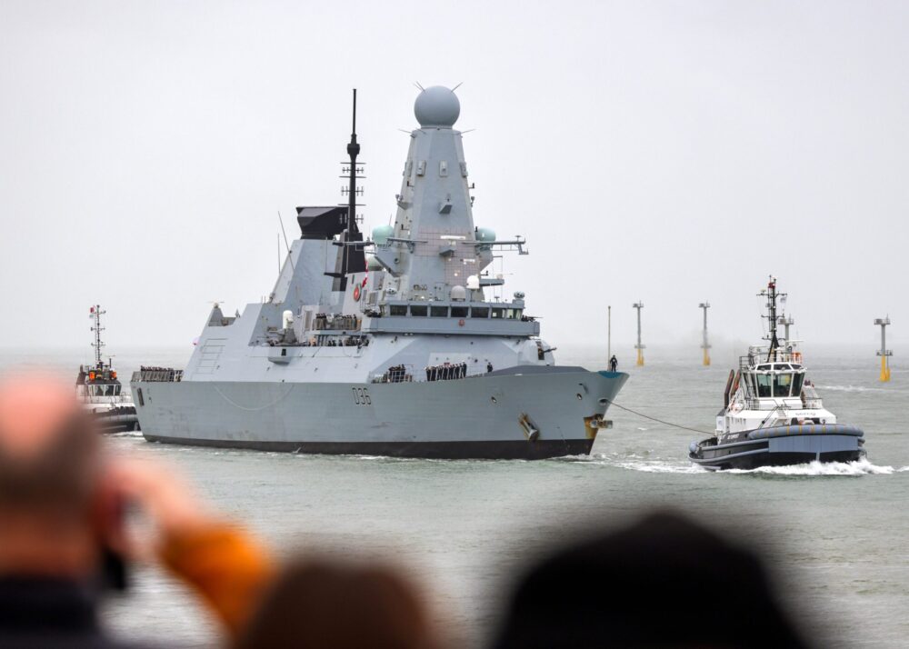 HMS Defender Credit: Ben Corbett
