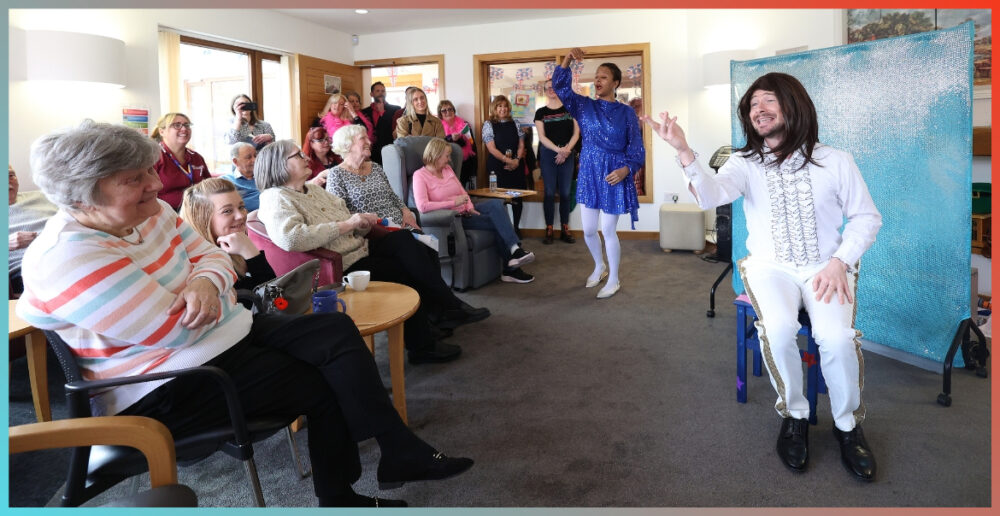 Songs For Europe a Eurovision themed performance in Care Homes. Credit: Culture Liverpool Website
