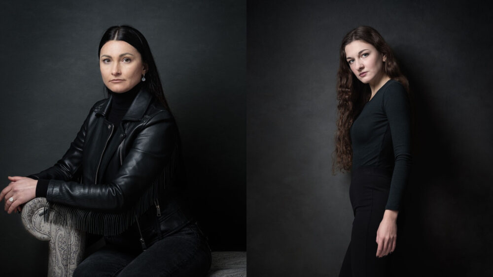 24 portraits of Ukrainian women who fled the war has gone on display in the city during Eurovision Credit: PA