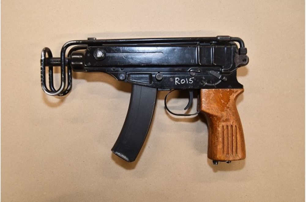Gun used in Elle Edwards shooting. Credit: PA