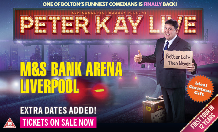 Peter Kay Live - M&S Bank Arena - Comedy