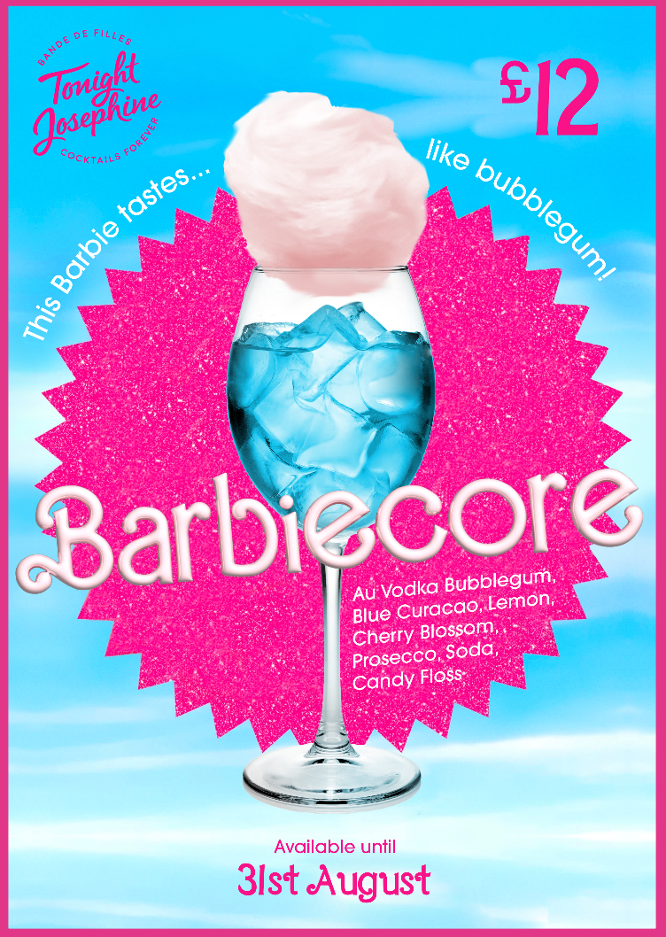 Barbiecore cocktail
