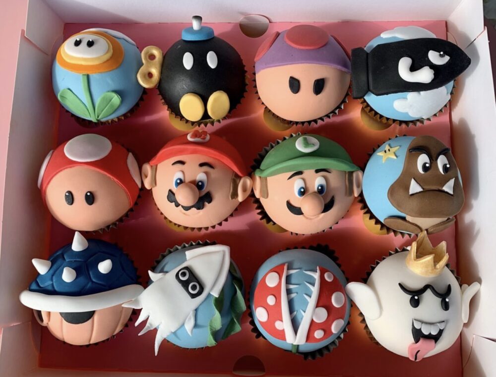 Liverpool Baker Braidy - Mario Cupcakes