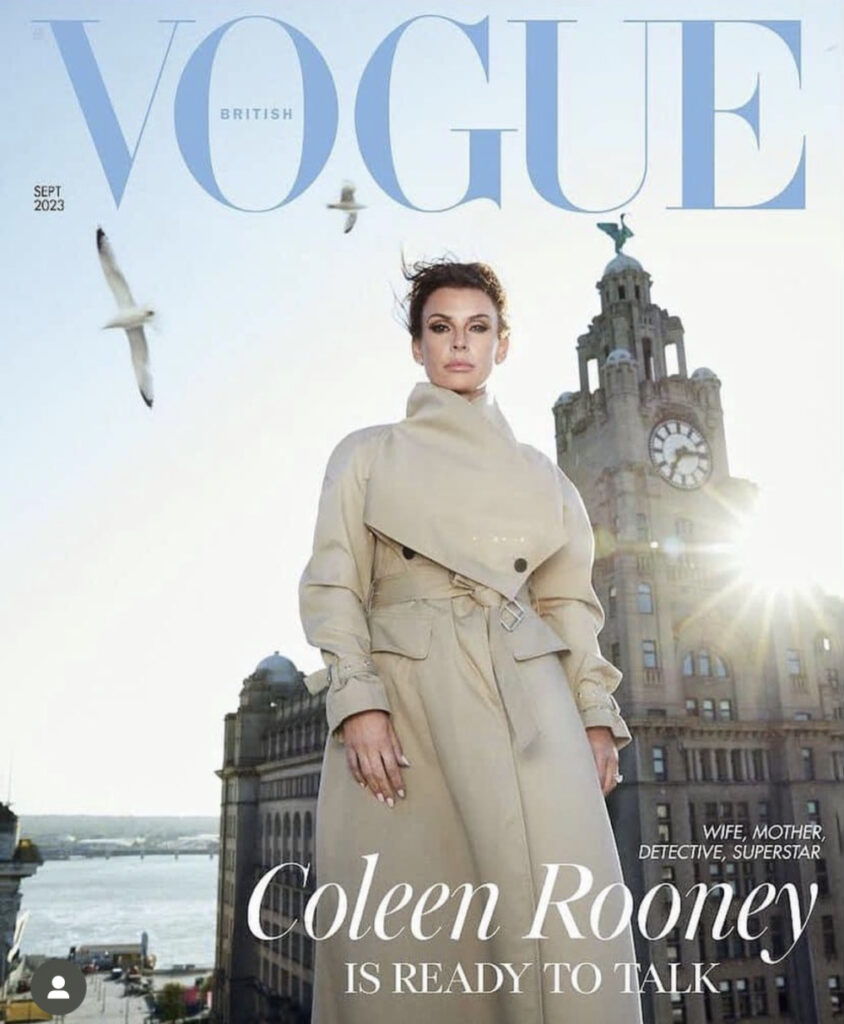 Coleen Rooney. Credit: British Vogue