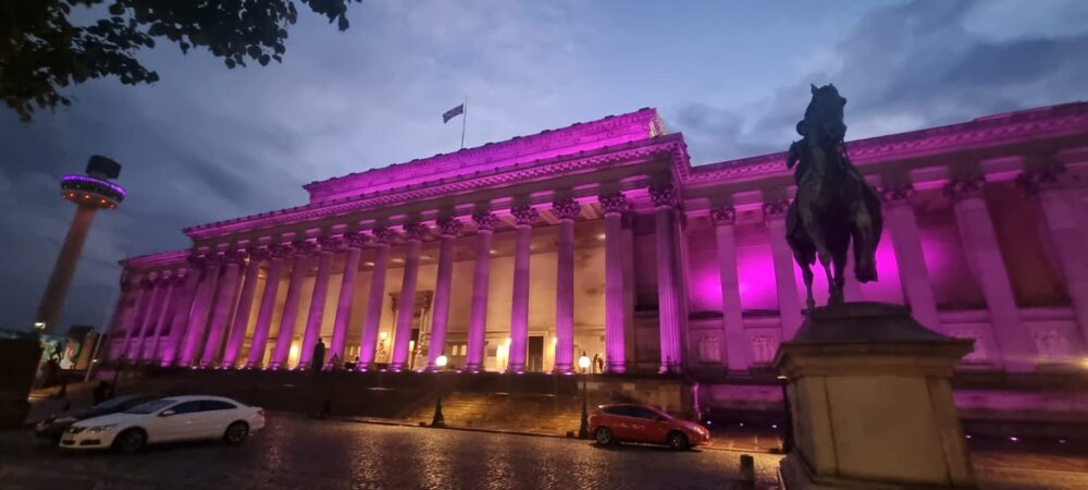 Key buildings in Liverpool are to be lit up tonight, Thursday August 31, in memory of a road safety campaigner.