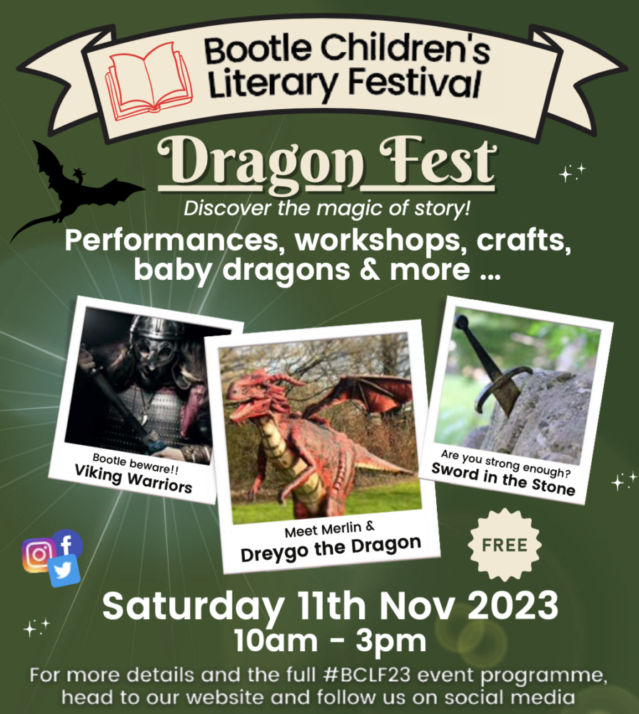 Bootle Children's Literary Festival - Dragon Fest - Family - The Guide Liverpool Calendar