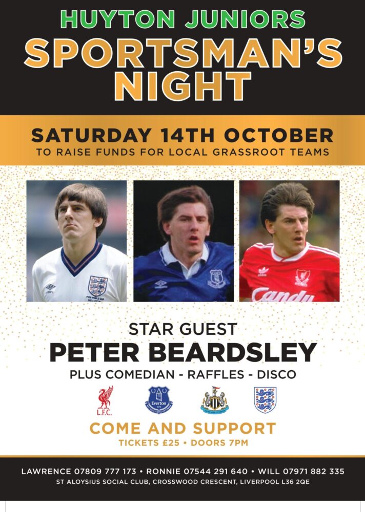 Huyton Juniors Sportsman Night