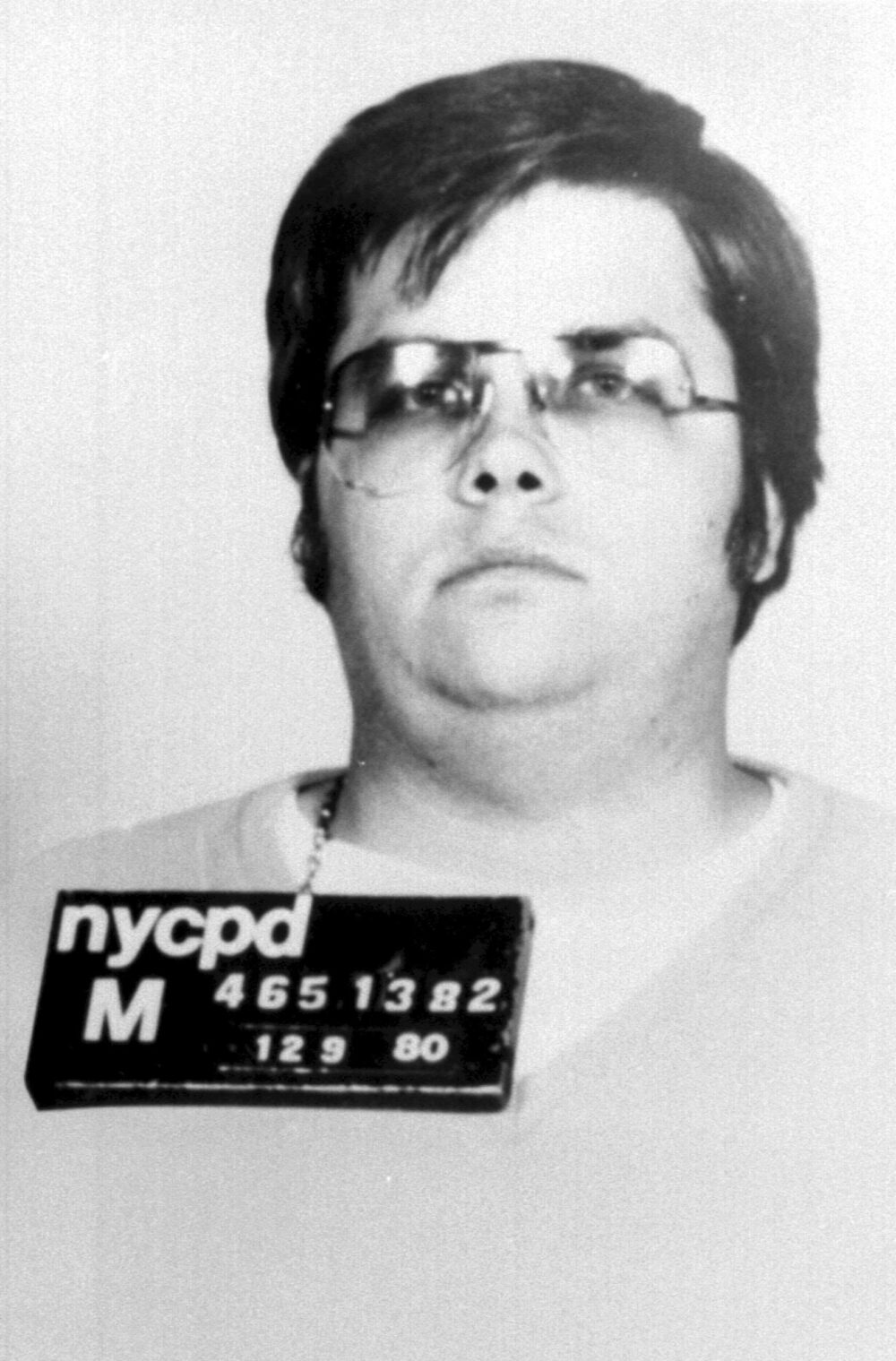 Police handout picture dated 09/12/80 of John Lennon assassin, Mark David Chapman, who has been denied parole for a 10th time. Credit: PA