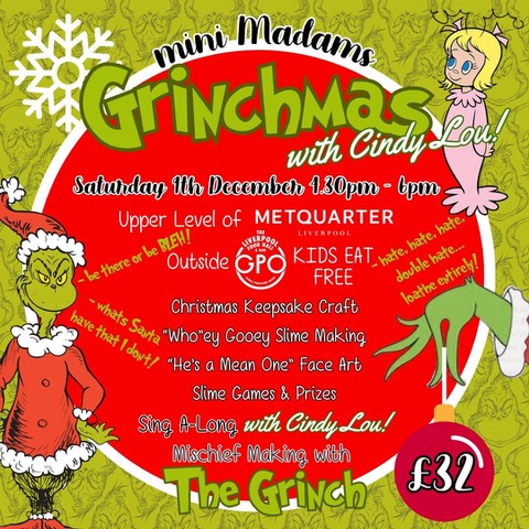 Mini Madams – Grinchmas with Cindy Lou!
