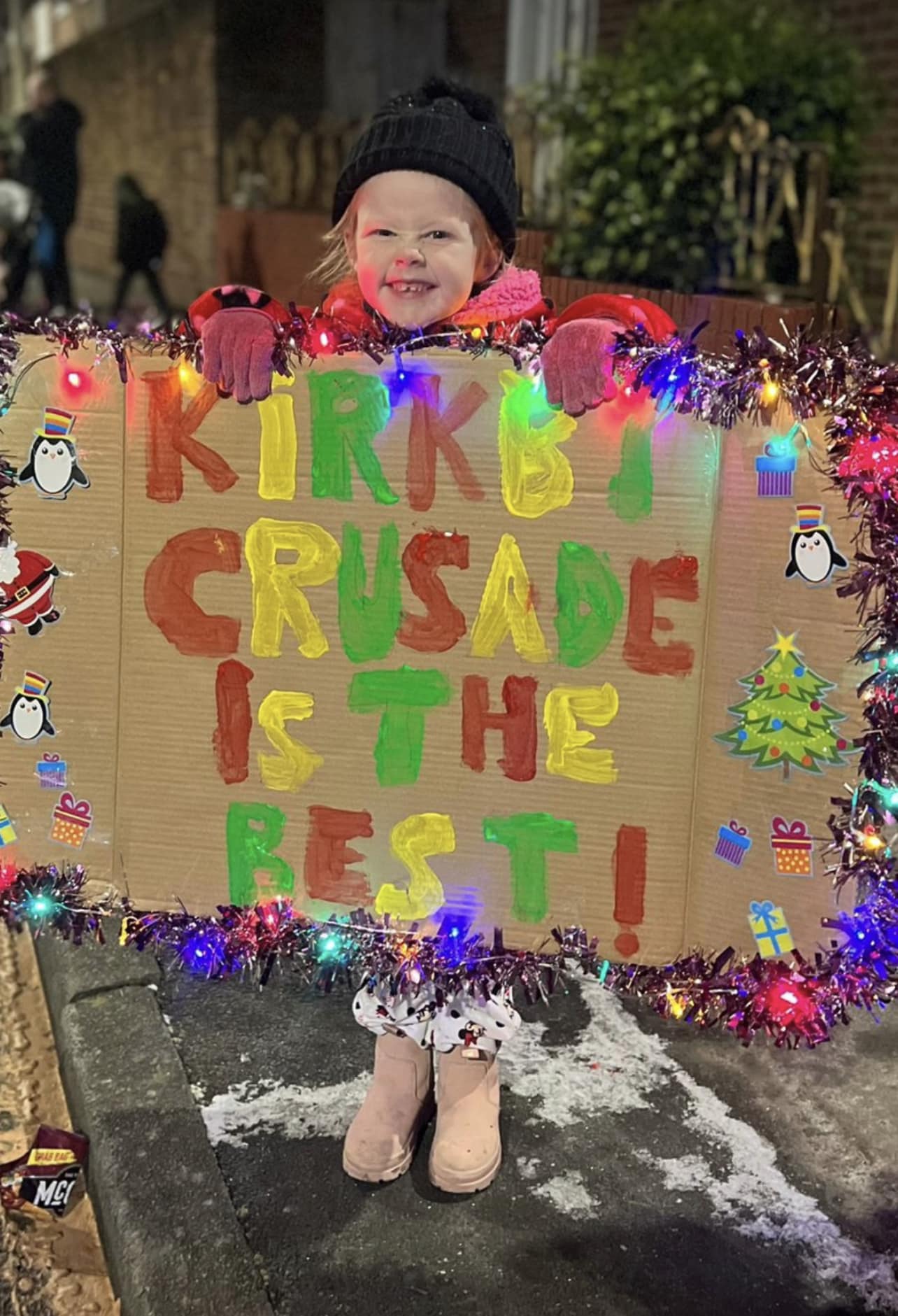 Last year's Kirkby's Christmas Crusade