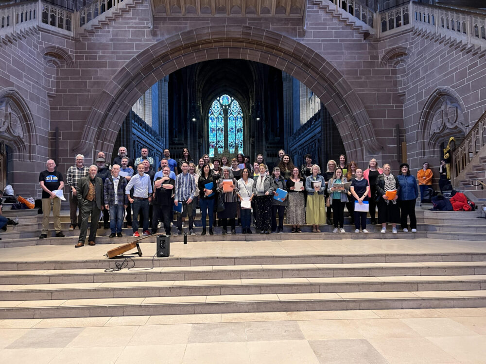 Meet the Liverpool choir with a difference entertaining crowds this ...