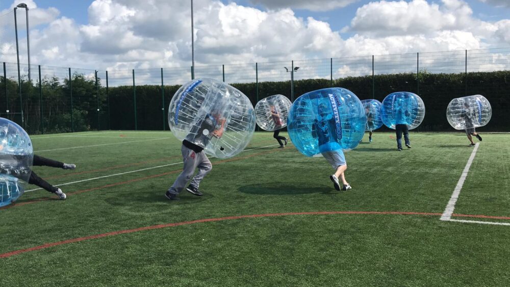 bubble football. Credit: Excel Activity Group