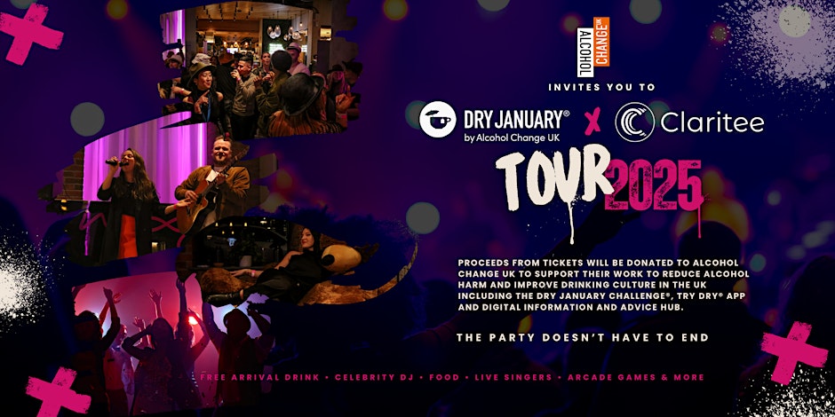 Credit: The Dry January® Challenge 2025 Tour / Eventbrite