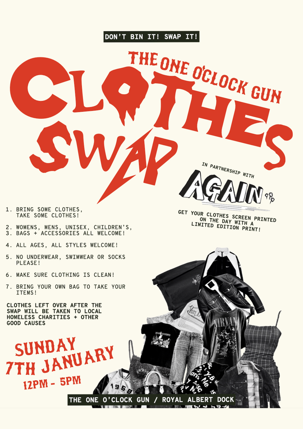 Free clothes swap One O'clock Gun - The Guide Liverpool