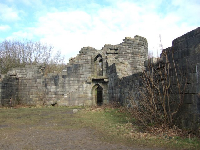 Scale replica of Liverpool Castle as seen at Rivington. Credit: Wikipedia / Bryan Pready