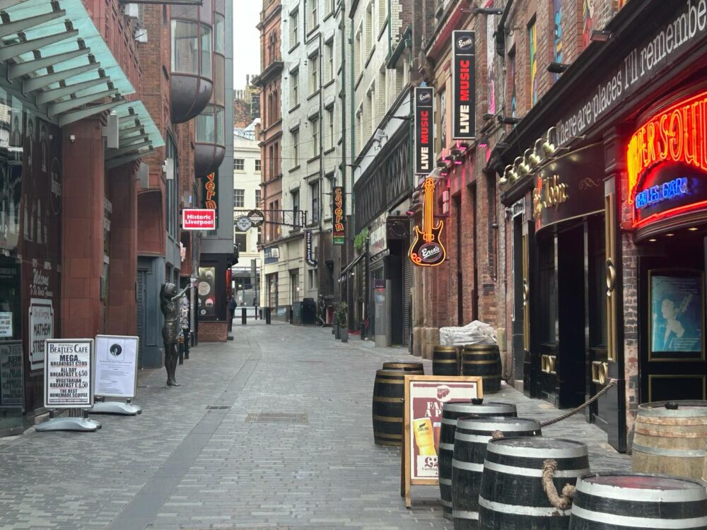 Mathew Street. Image provided by Bond Media Agency