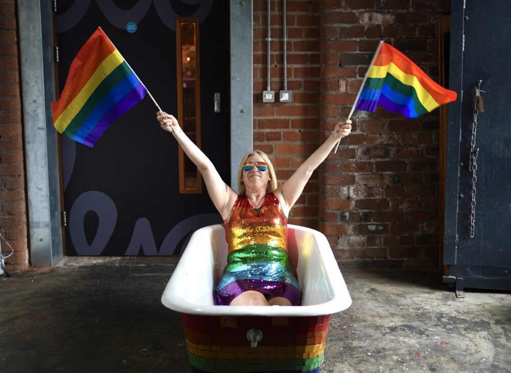 Dip into Pride Bath. Credit: Laura McCann
