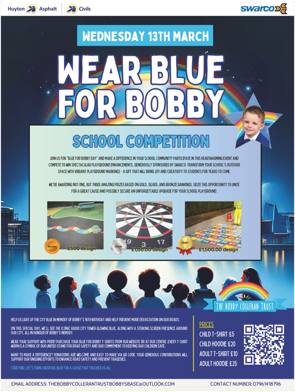 Wear Blue For Bobby competition