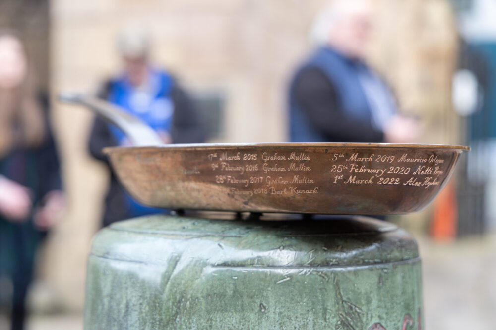 The engraved pan. Credit: Liverpool BID Company