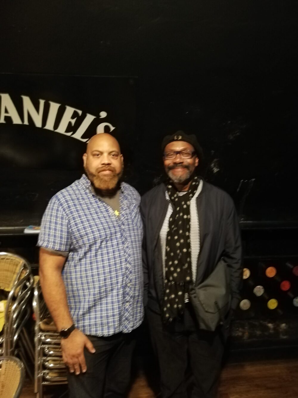Che and Sir Lenny Henry. Credit: Alternative Black Cabaret Showcase / Royal Court Liverpool