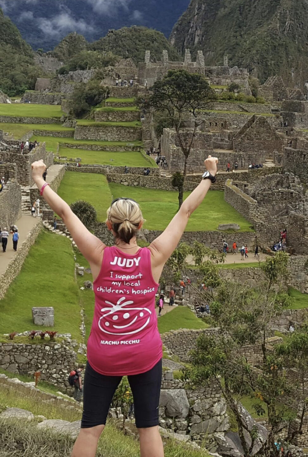 Judy Baigent at Machu Picchu - Peru